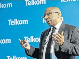 In­vestors in­formed: On a call with in­vestors on Fri­day, CEO Sipho Maseko said Telkom ap­proached Cell C with a price for its op­er­a­tion, but would not dis­close the amount.
