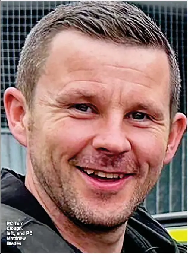 Grieving families pay tribute to police heroes Grieving families pay tribute to police heroes Related Stories Teenagers among seven dead on A66 Officers killed in crash were heroes – families Teens among victims in wrong-way crash