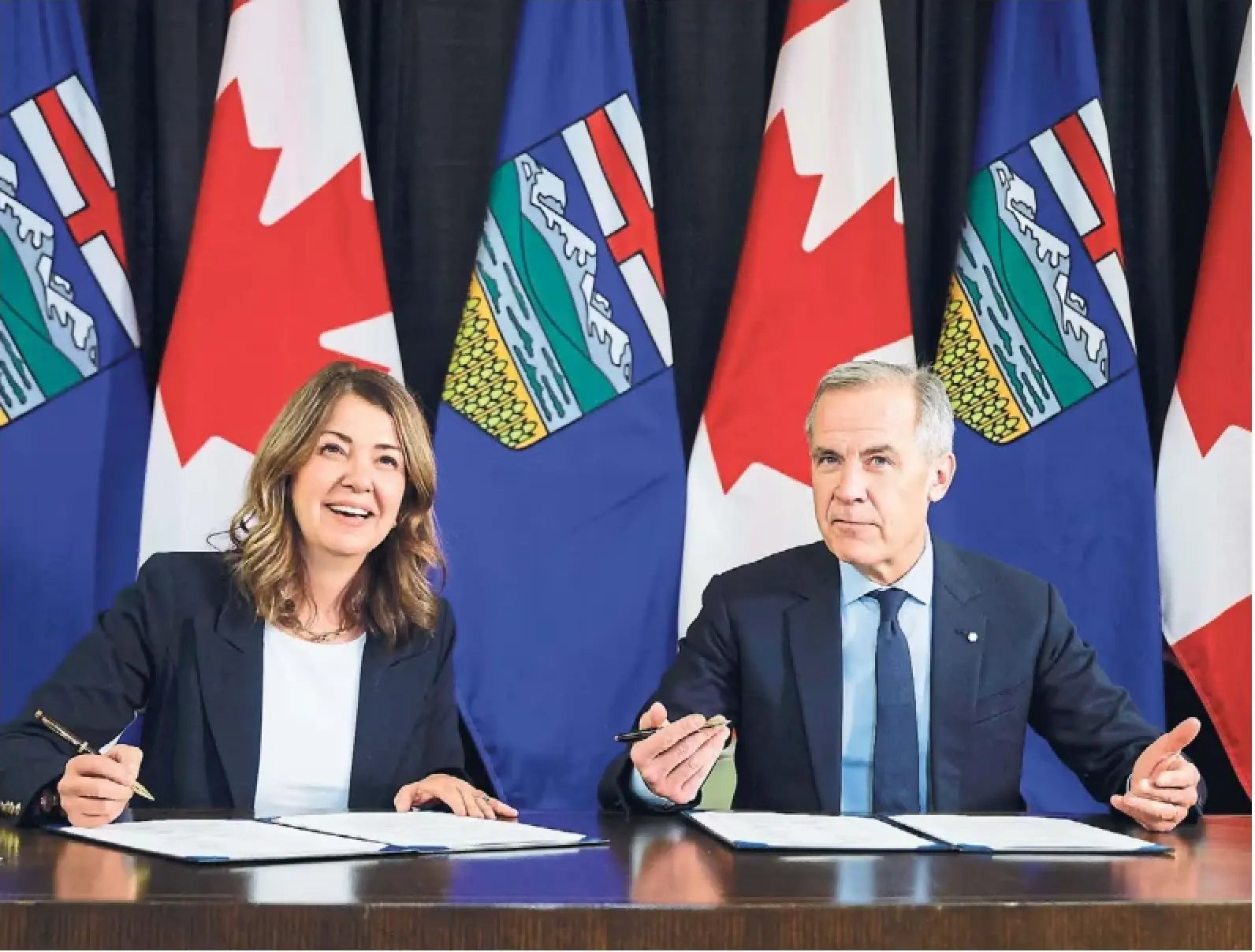 The Confederacy of Treaty 6 First Nations said in a media statement Friday it was “disappointed” by First Nations' exclusion from Alberta Premier Danielle Smith and Prime Minister Mark Carney's pipeline talks.