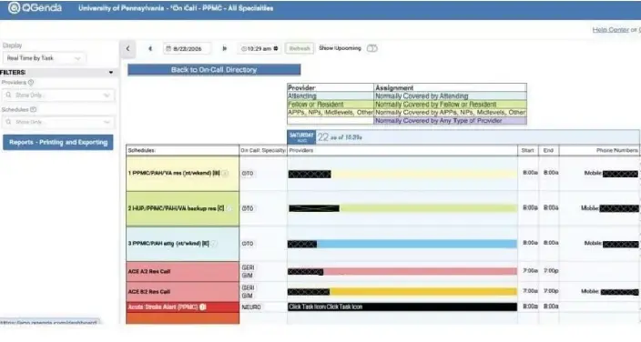Hospital workers' phone numbers, schedules exposed Hospital workers' phone numbers, schedules exposed 0:00 9:30 Live hospital schedules exposed Privacy concerns rattle doctors