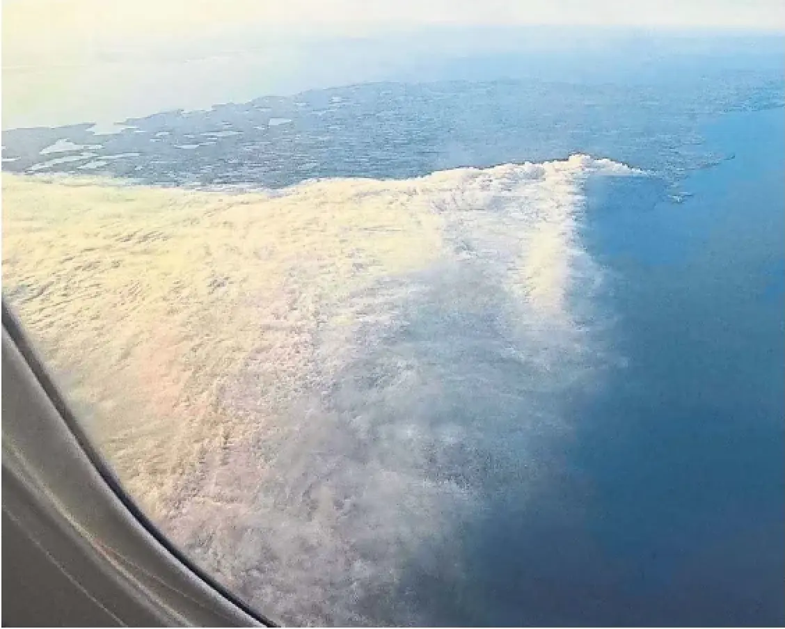 Smoke from a wildfire burning near Kingston, N.L., this week blankets the sky. The province has ordered evacuations of eight small communities in eastern Newfoundland.