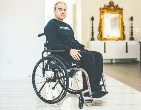 OMERS Ven­tures founder and for­mer CEO John Ruffolo was par­a­lyzed from the waist down when he was struck by a trans­port truck while cy­cling north of Toronto last Septem­ber, but he has not let tragedy im­pede his am­bi­tions.
