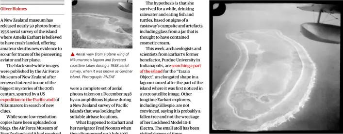 Museum releases historical photos of island where Amelia Earhart may have crashed Museum releases historical photos of island where Amelia Earhart may have crashed Related Stories Latest Amelia Earhart lead comes up empty Latest Earhart lead comes up empty ‘Earhart plane' on crab-filled atoll was clump of dead trees