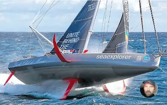 Des­pués de 79 días de re­ga­ta en solitario y sin asis­ten­cia, el ‘Seaex­plo­rer’ del ale­mán Bo­ris Herrmann iba en ter­ce­ra po­si­ción en el mo­men­to del cho­que.