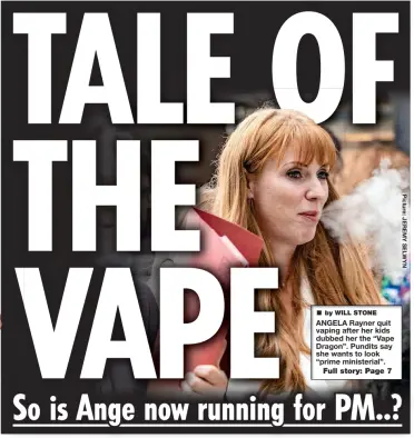 angela rayner vape ANGELA RAYNER LIED BEFORE