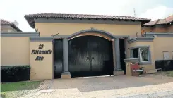 Court pa­pers re­fer to this Houghton prop­erty, val­ued at R30m.