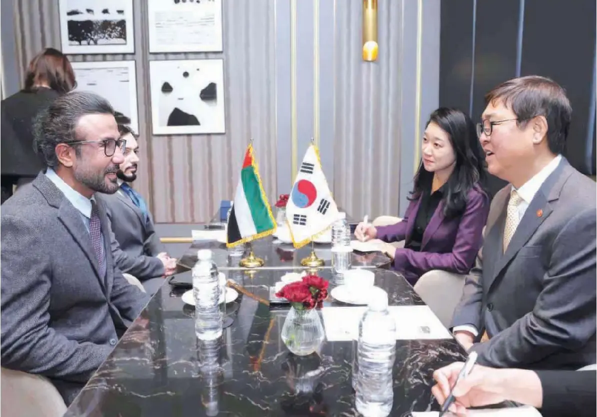UAE’S Hajeri meets S.korea offi­cials to boost sport­ing ties between nations | Gulf Today